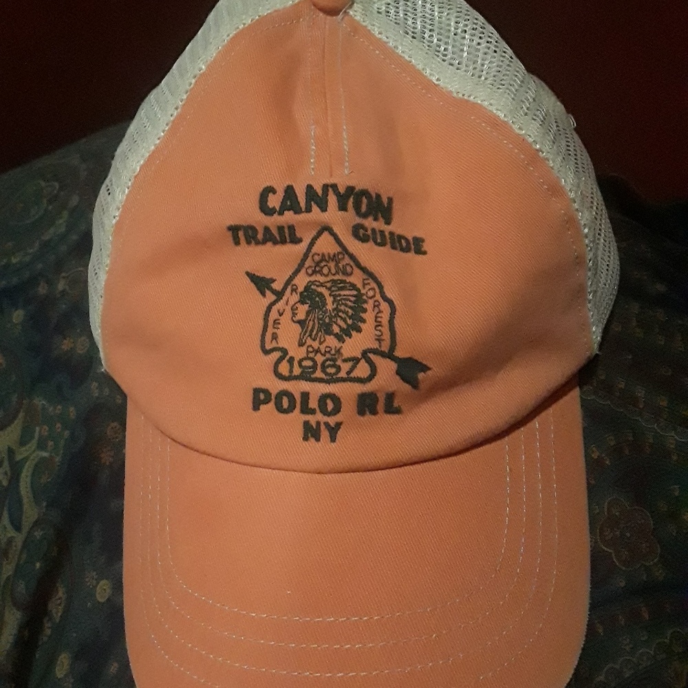 Orange polo hat